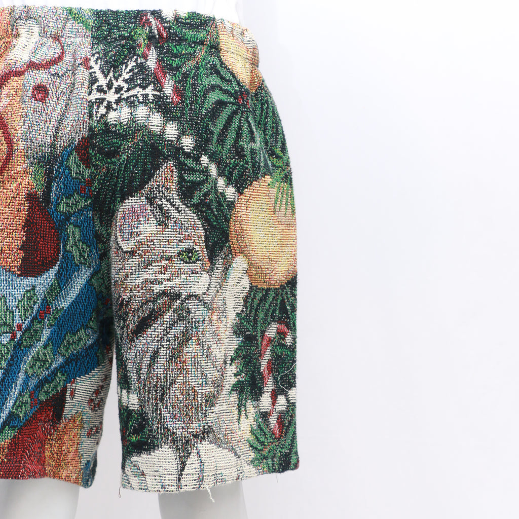 CR022 Stylish Reworked Fleece Blanket Shorts