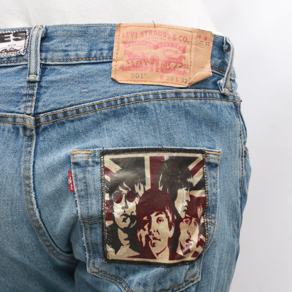 CR10 Levi's Music Patchwork Breathable Jeans