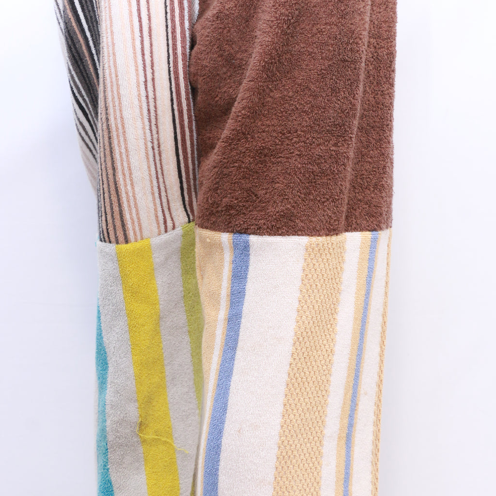 CR245 Multicoloured Reworked Beachwear Towel Men Trousers