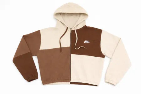 CR1352 Upcycled Colorblock Street Zip Hoodie