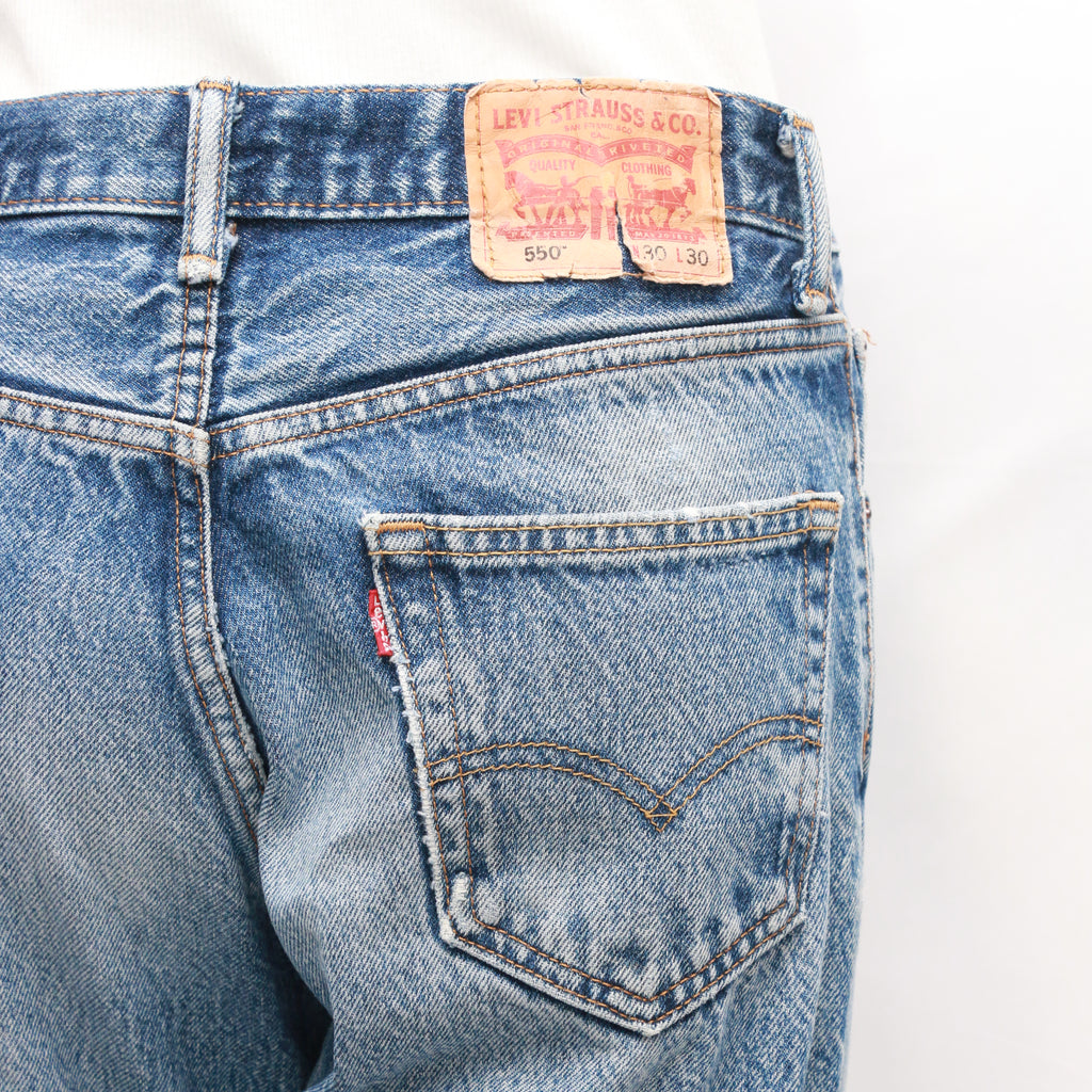 CR065 Reworked Patchwork Denim Pants for Men
