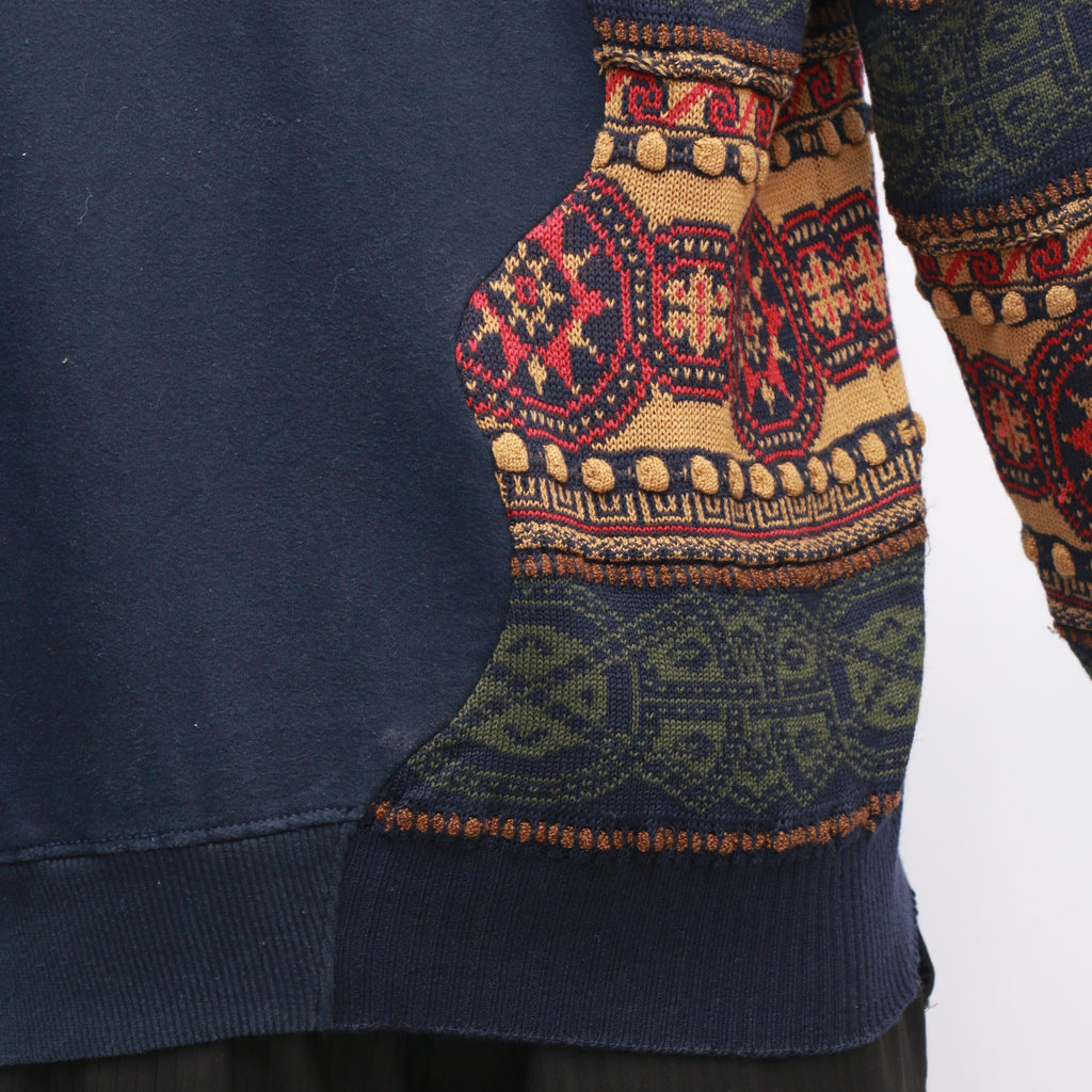 CR019 Men Reworked Branded Sweatshirt