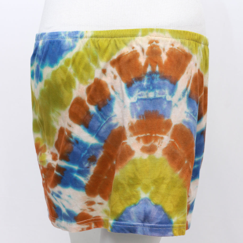 CR613 Reworked Tie and Dye Elastic Tube Top and Skirt