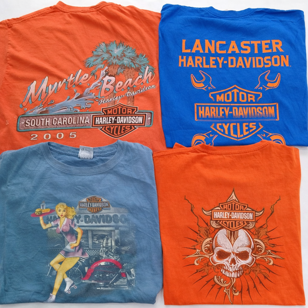 CR7299 Vintage Harley Men T-Shirts