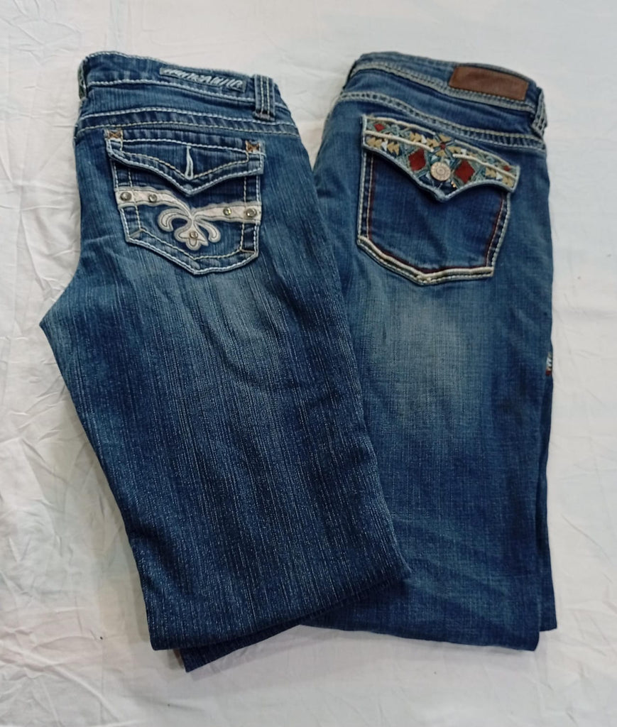 CR12471 Y2K Flare Jeans