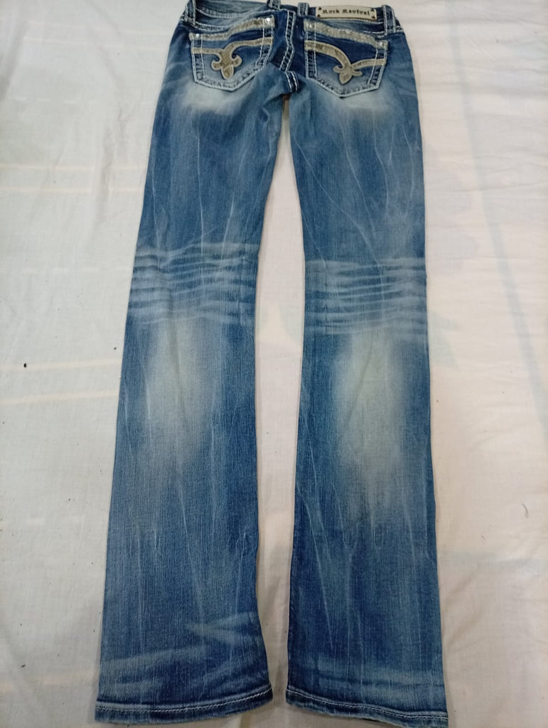 CR13215 Vintage Mix Branded Flare and Straight Jeans