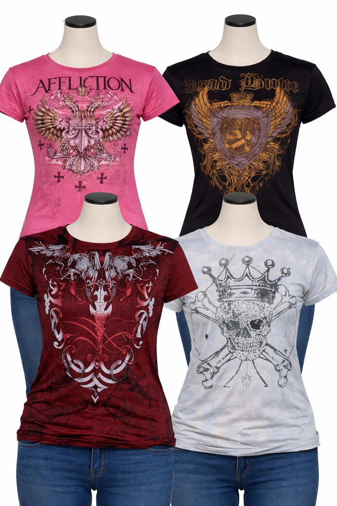 CR7172 Vintage Skull T-Shirts