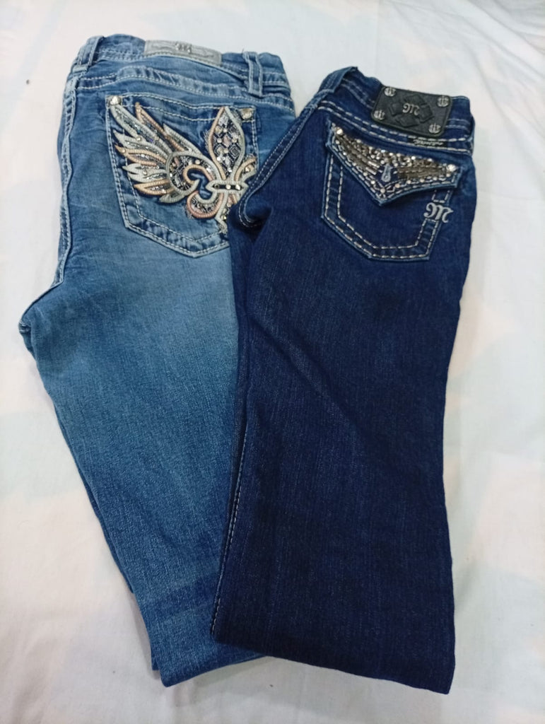 CR12142 Vintage Miss Me Flare and Straight Jeans