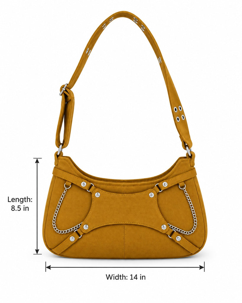 CR2283 UPCYCLED CARHARTT HARDWARE SHOULDER BAG