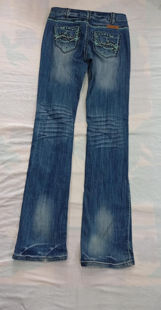 CR13193 Y2K Flare Jeans