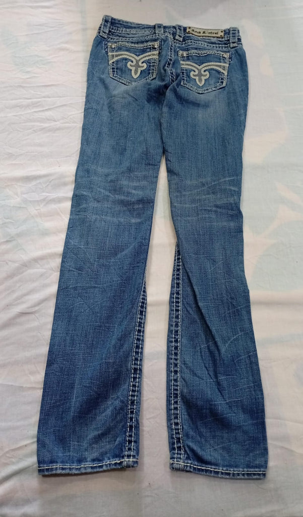 CR13188 Vintage Rock Revival Flare and Straight Jeans