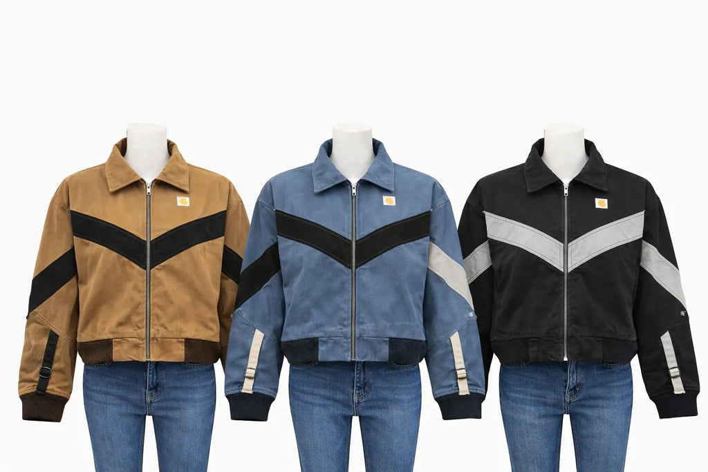 CR2297 Upcycled Crop Carhartt jacket