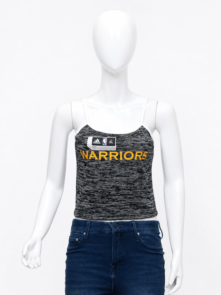 CR2196 UPCYCLED WARRIORS BASKETBALL JERSEY CAMI TOP