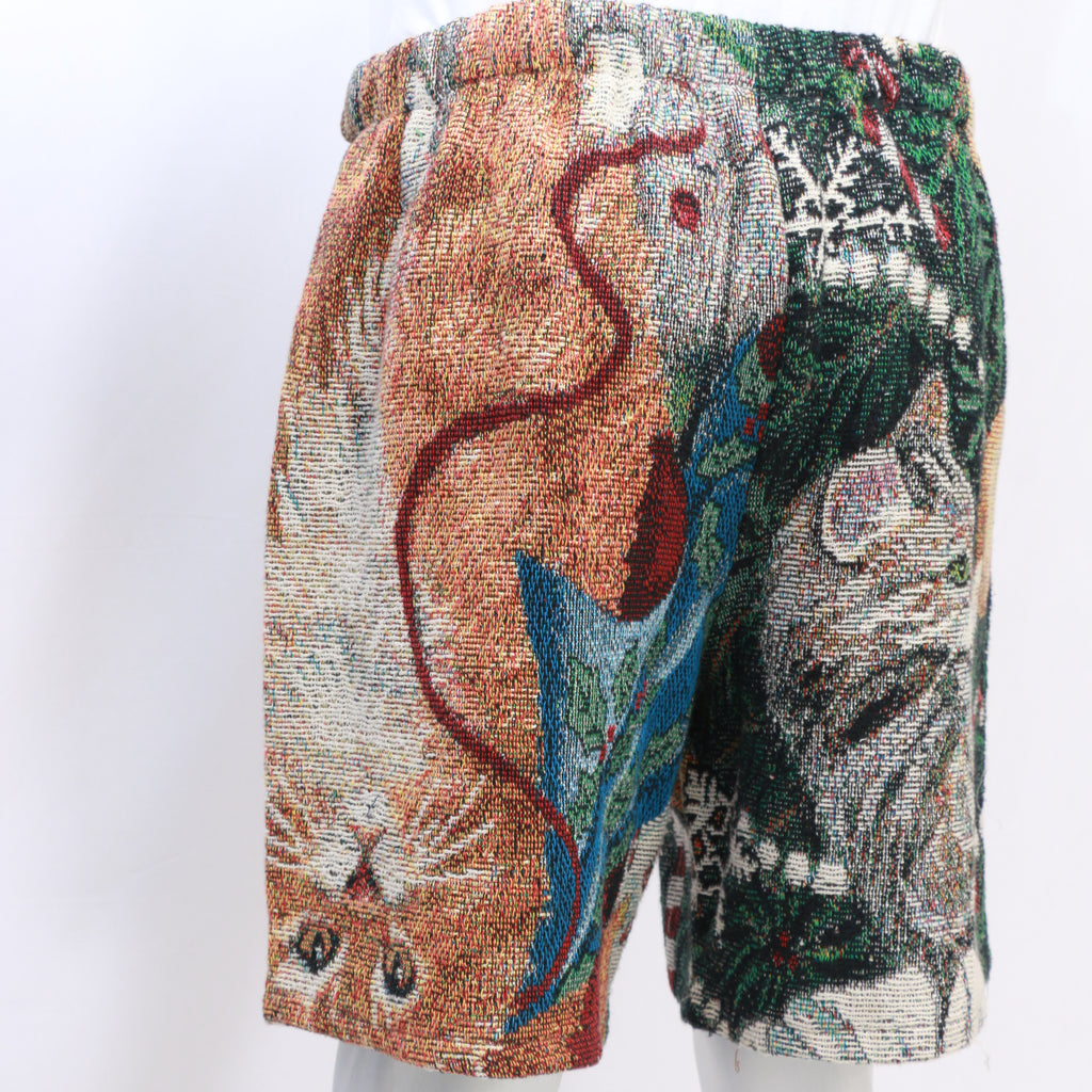 CR022 Stylish Reworked Fleece Blanket Shorts