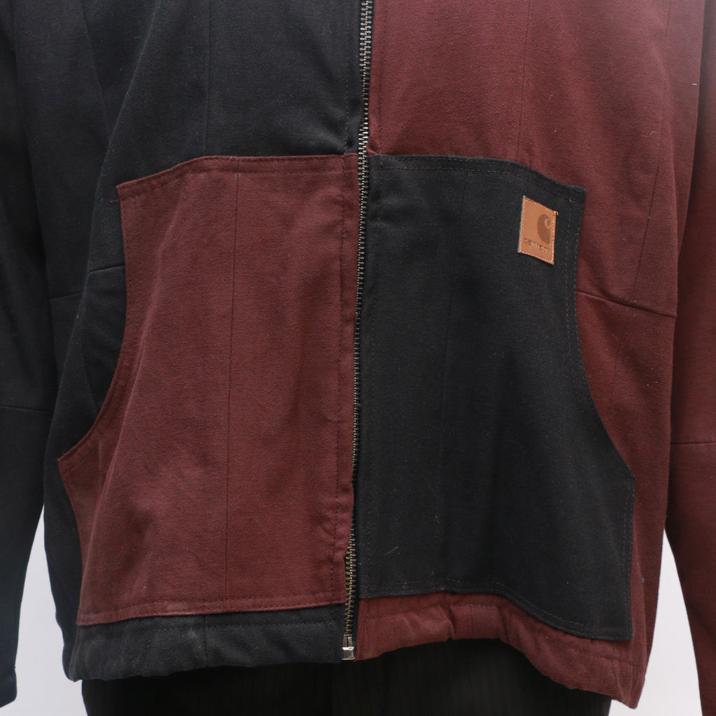 CR203 Added Warmth Reworked Corduroy Double Color Carhartt Jacket