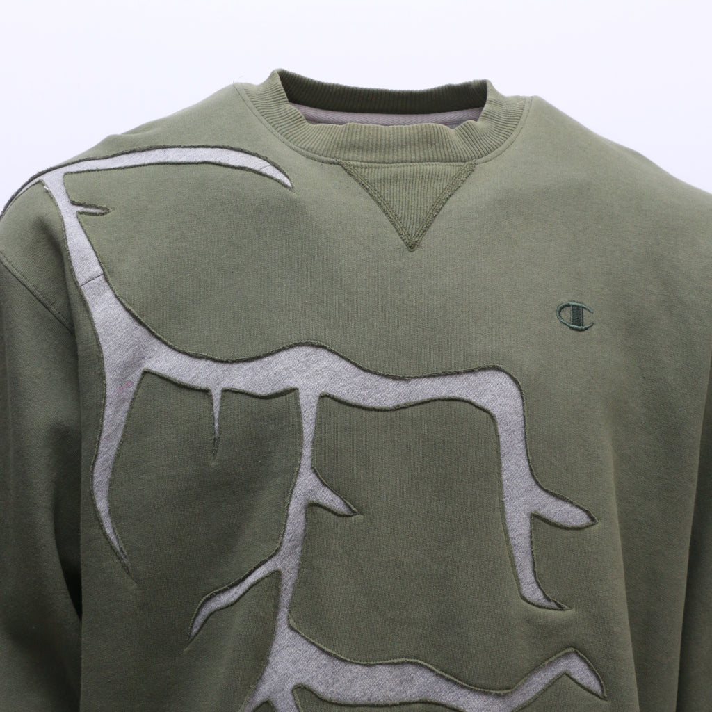 CR167 Cracked Reworked Branded Elegant Design Sweatshirts