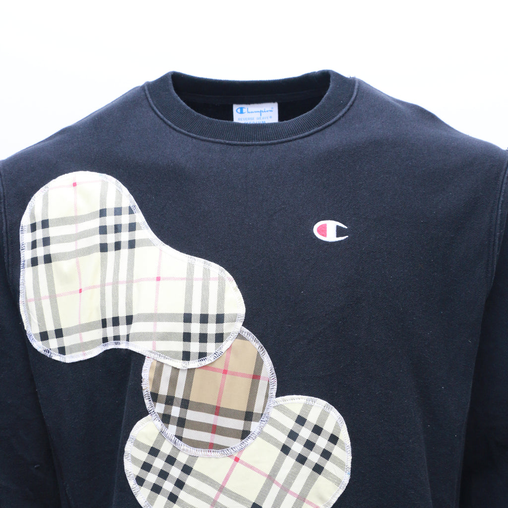 CR1042 Reworked Branded Sweatshirt With Dynamic Style Panel