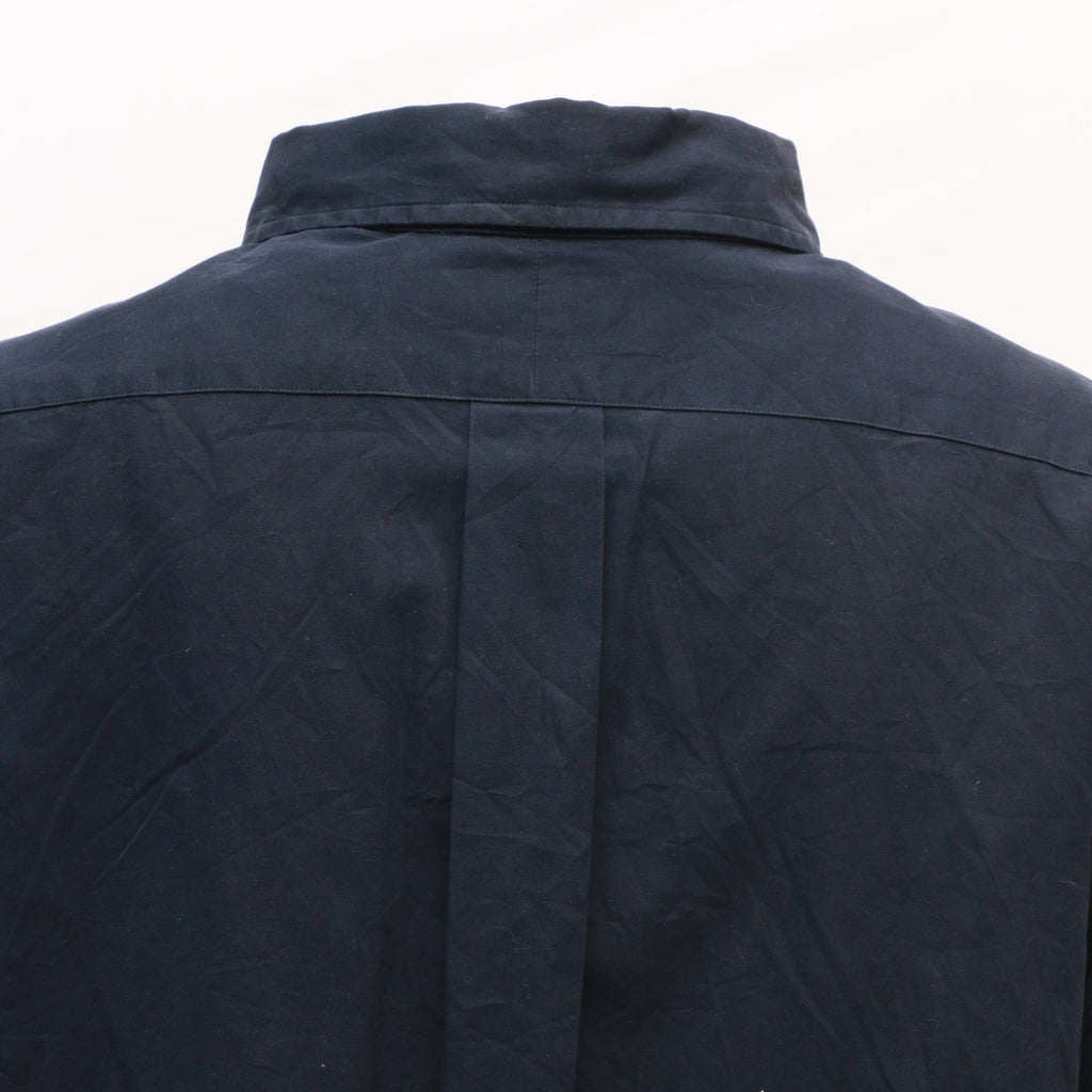 CR1037 Reworked Shirt Cropped With Check Print Patchs