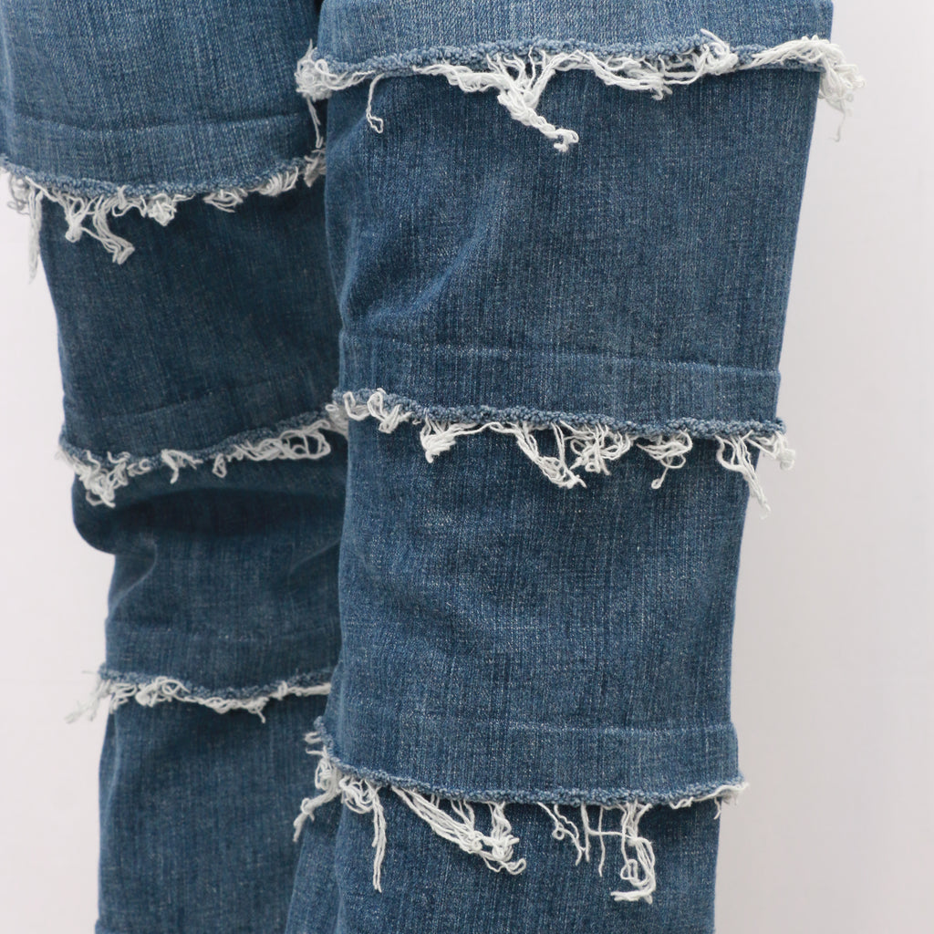 CR067 Reworked Levis Rawedges Denim Pants for Ladies