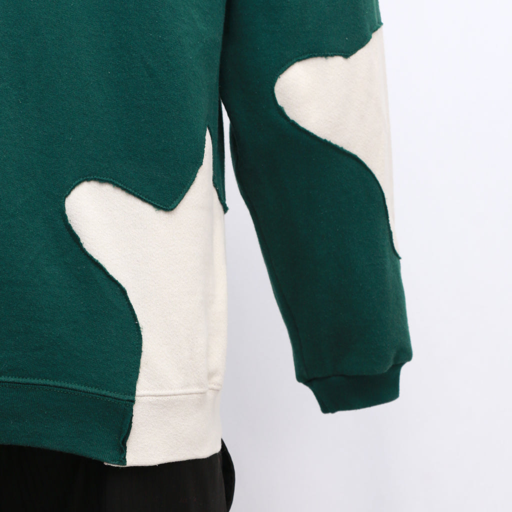 CR166 Reworked Multi Color Patched Branded Sweatshirts