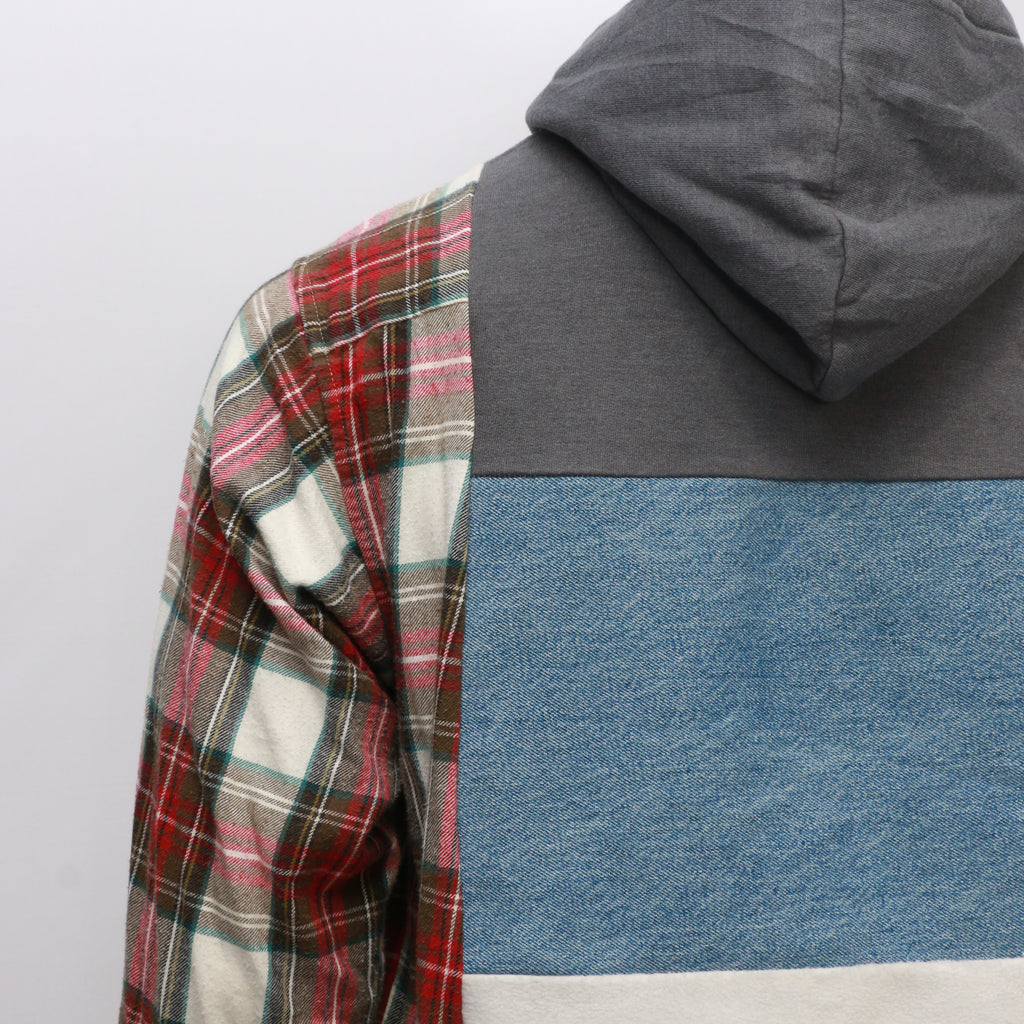 CR327 Men Reworked Purposeful Edge Carhartt Hood With Denim