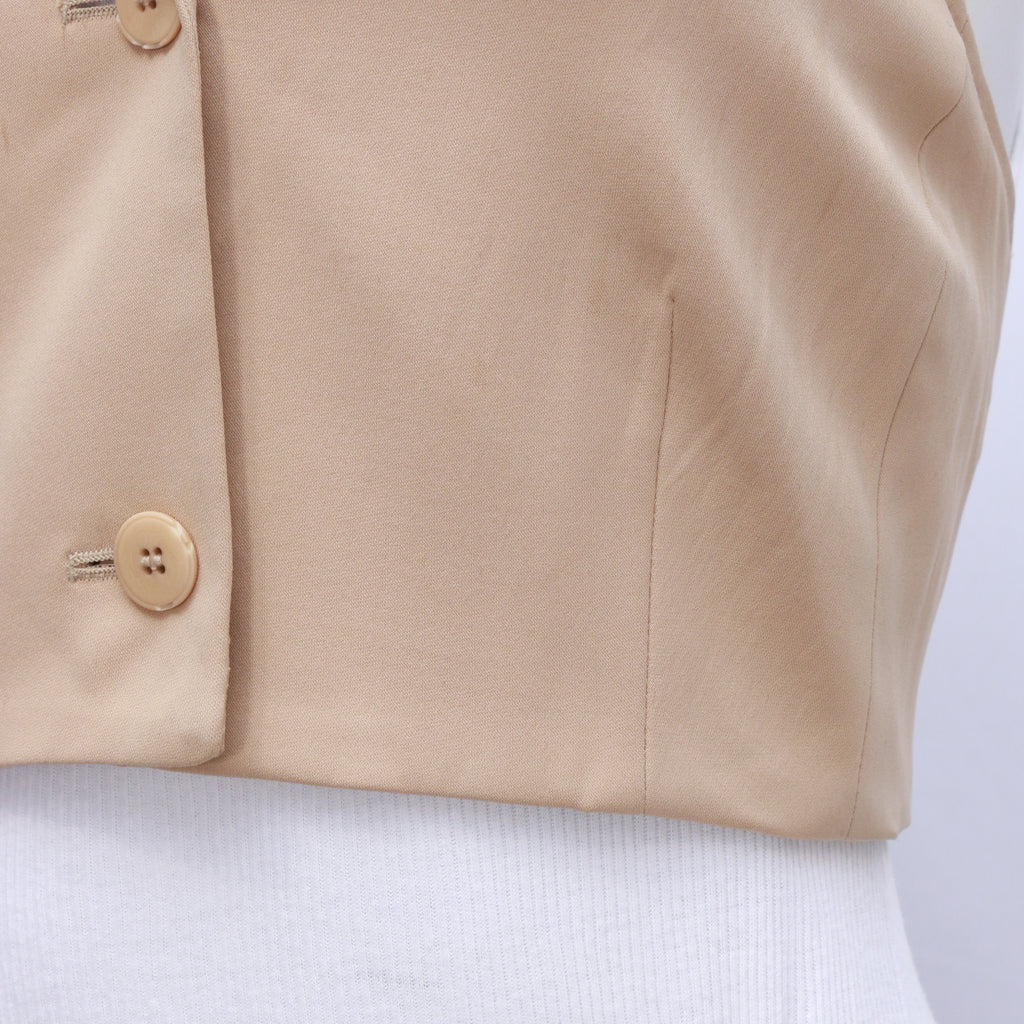 CR317 Ladies Reworked Graceful Halter Neck Gillet