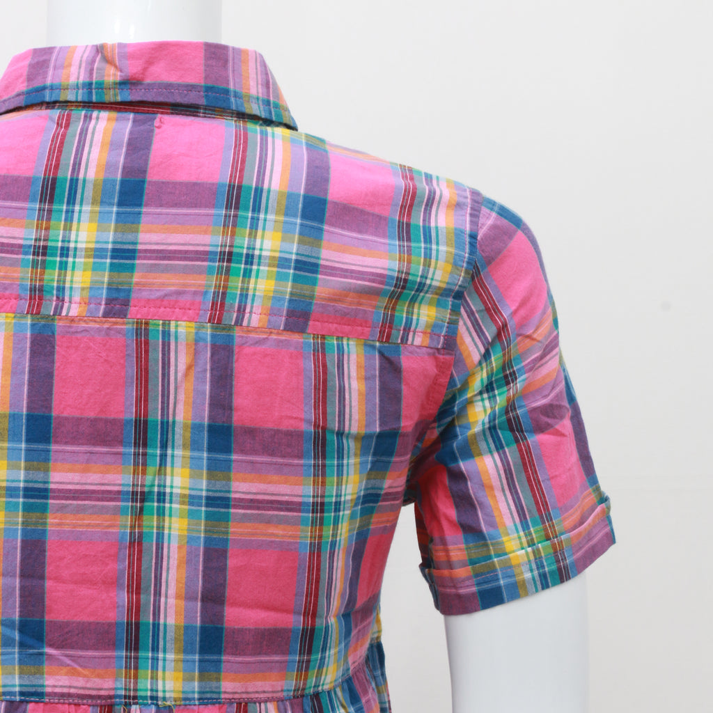 CR1046 Reworked Branded Brindle Print Blouse