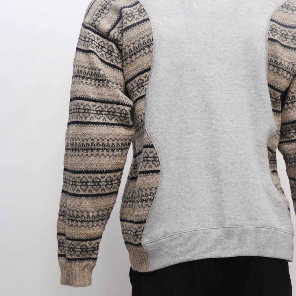 CR923 Reworked Branded Men's Center Contrast Sweatshirts