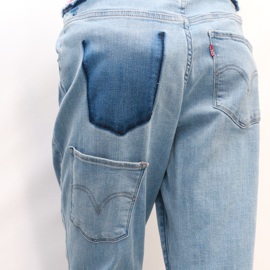 CR226 Reworked No Belt Flared Women's Jeans
