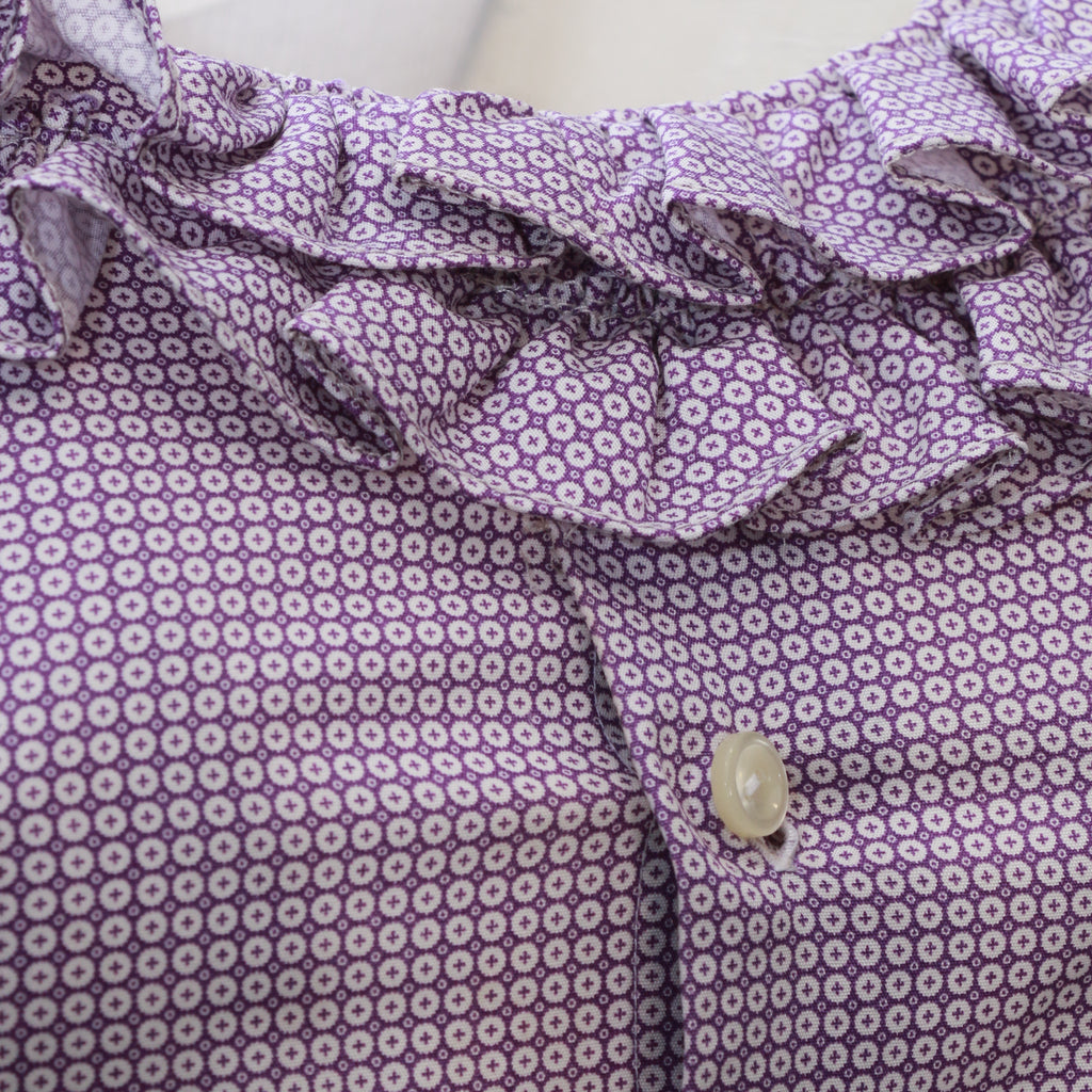 CR0229 Reworked Ladies Deep Neck Sleeveless Front Button Blouse