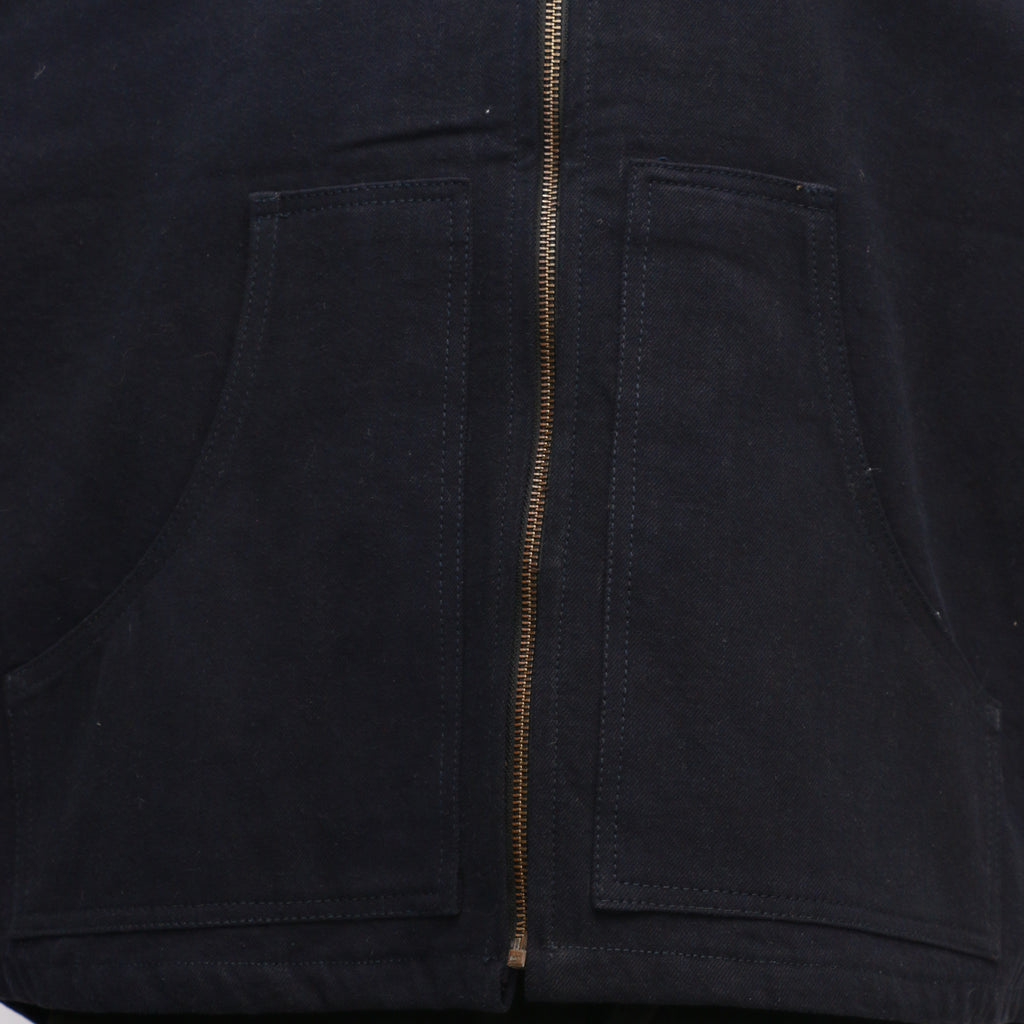 CR350 Reworked Carhartt Men's Sleeveless Denim Vests