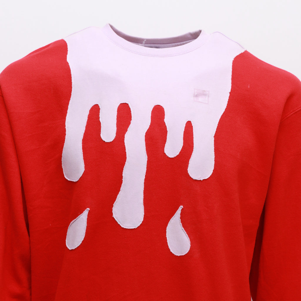 CR259 Reworked Paint Drop Pattern Branded Sweatshirts
