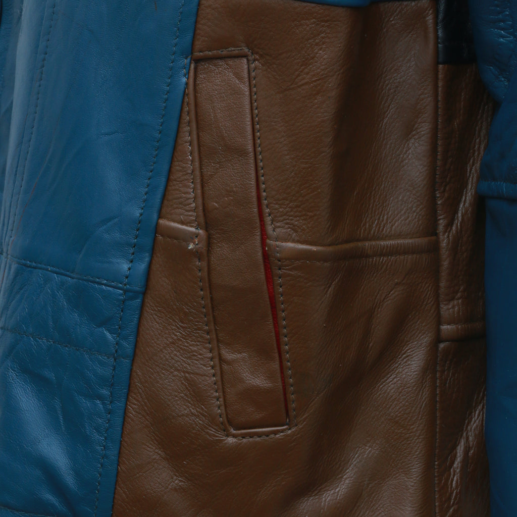 CR876 Reworked Leather Colourful Jackets