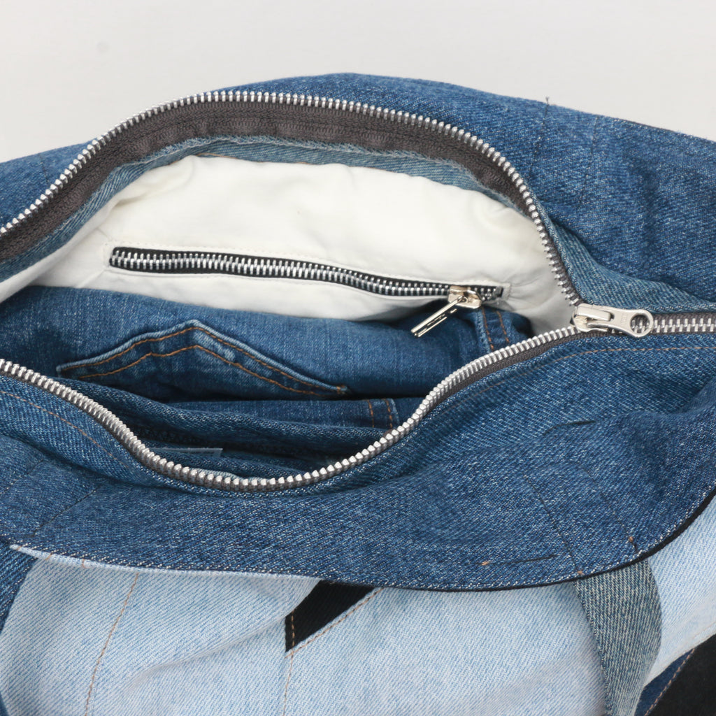 CR8865 Reworked Ladies Denim Hand Bags