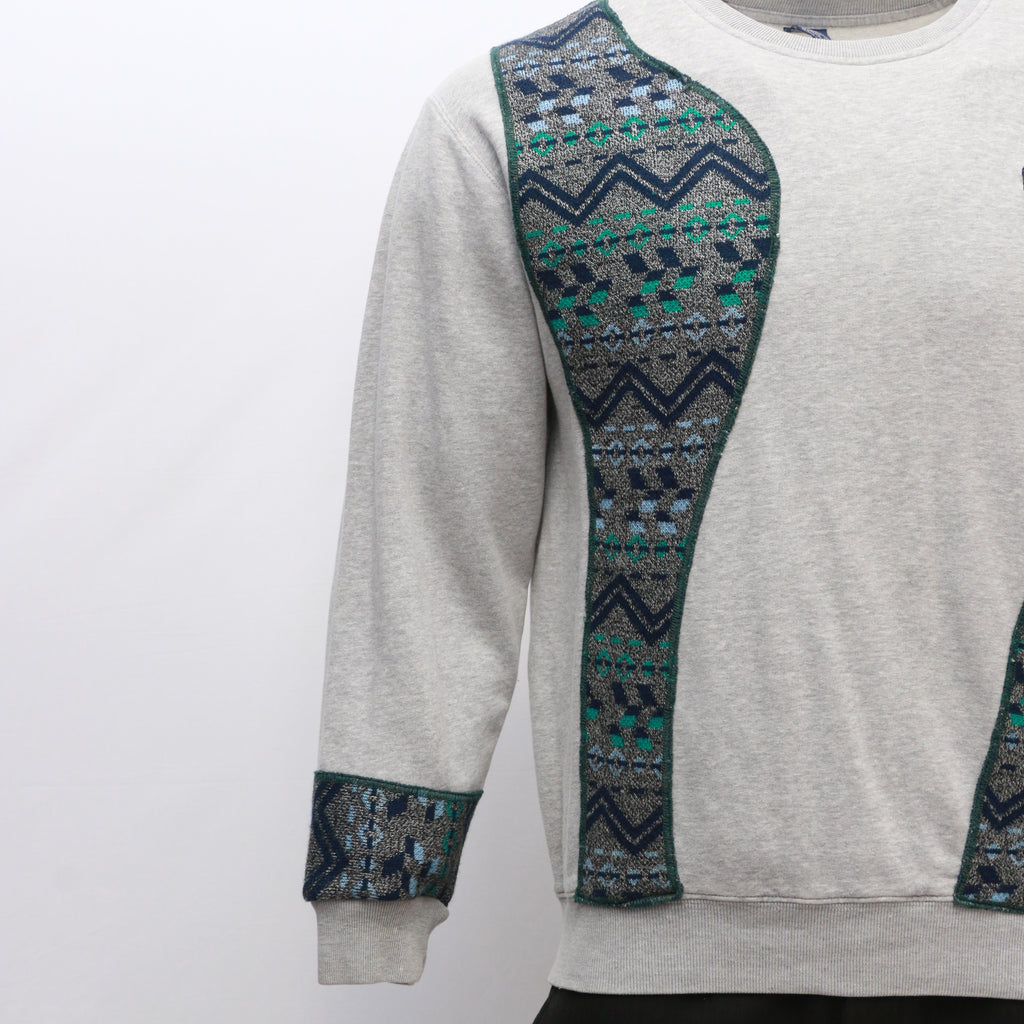 CR252 Reworked Branded Colorful Insert Sweatshirts with Logo