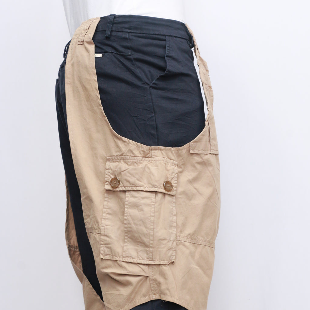 CR9101 Reworked Double Layer Cotton Cargo Pants