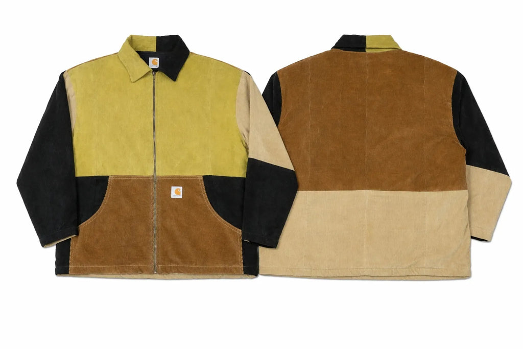 CR1496 Upcycled Corduroy Panel Jacket