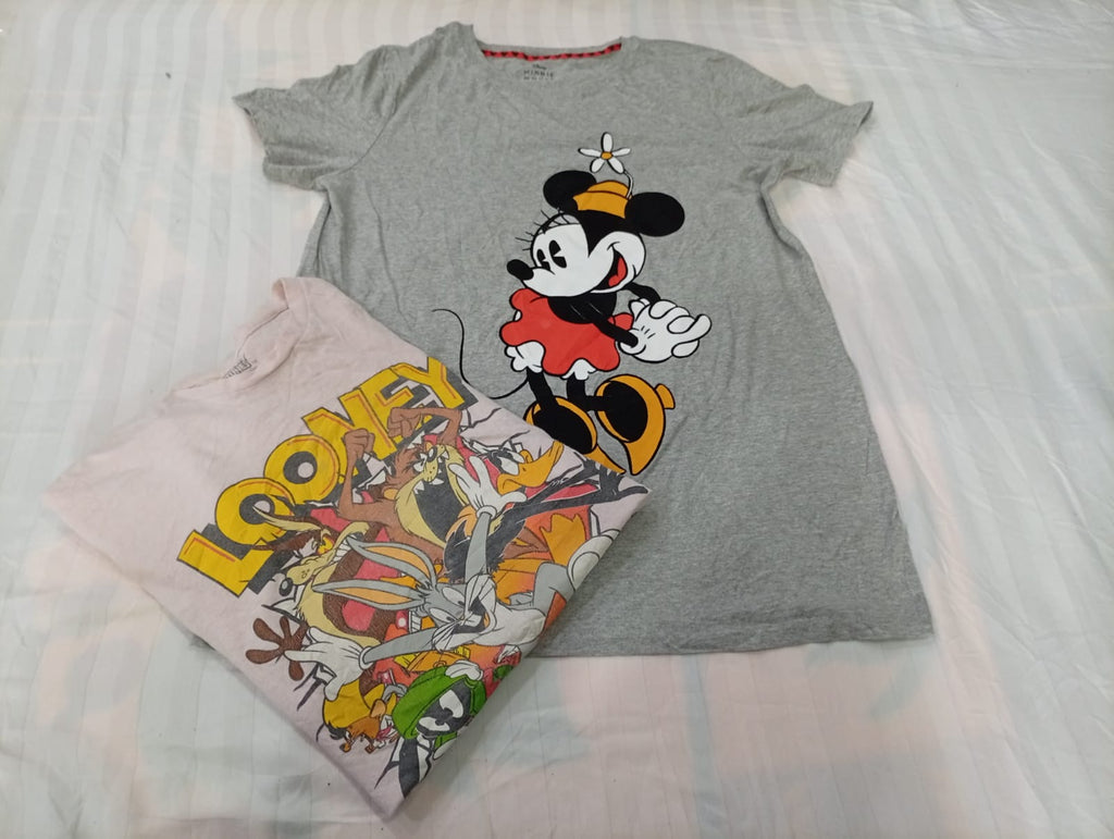 CR12183 Vintage Cartoon T-Shirts