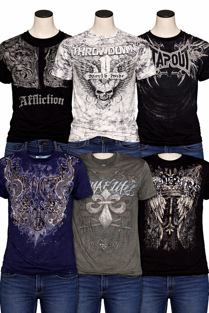 CR7175 Vintage Skull T-Shirts