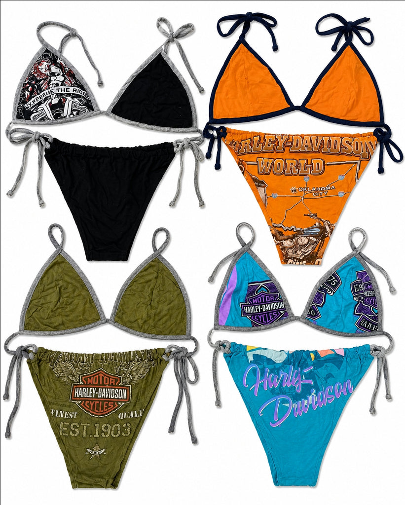 CR9530 Upcycled Harley Bikinis