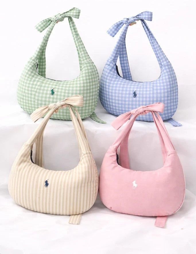 CR1238 Upcycled Tie-Strap Shoulder Bag