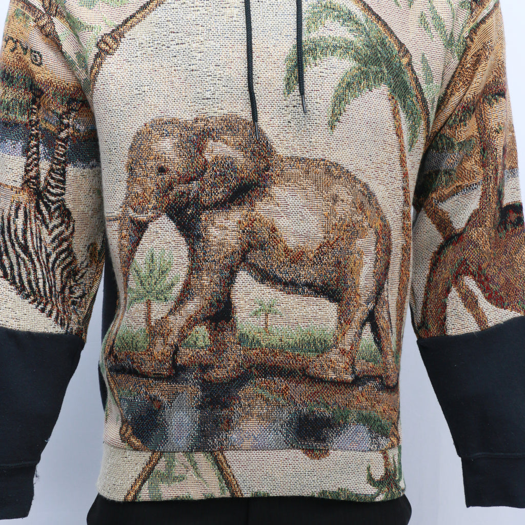 CR1012 Reworked Hoodies With Vintage Blankets Design