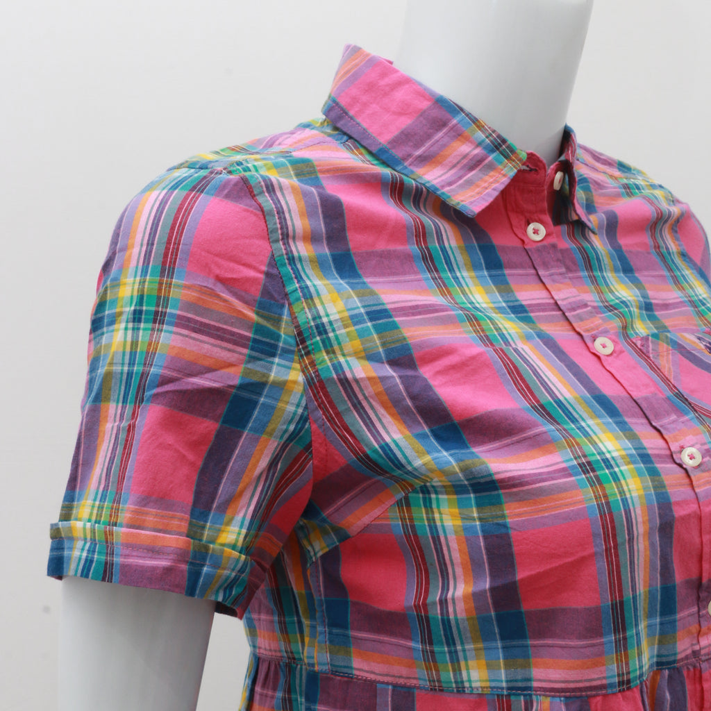 CR1046 Reworked Branded Brindle Print Blouse