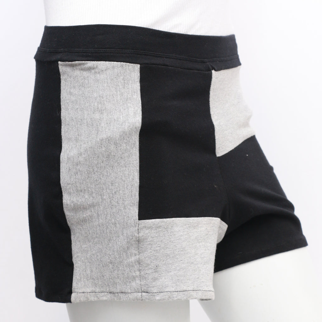CR004 Reworked Branded Crop Top & Shorts Set