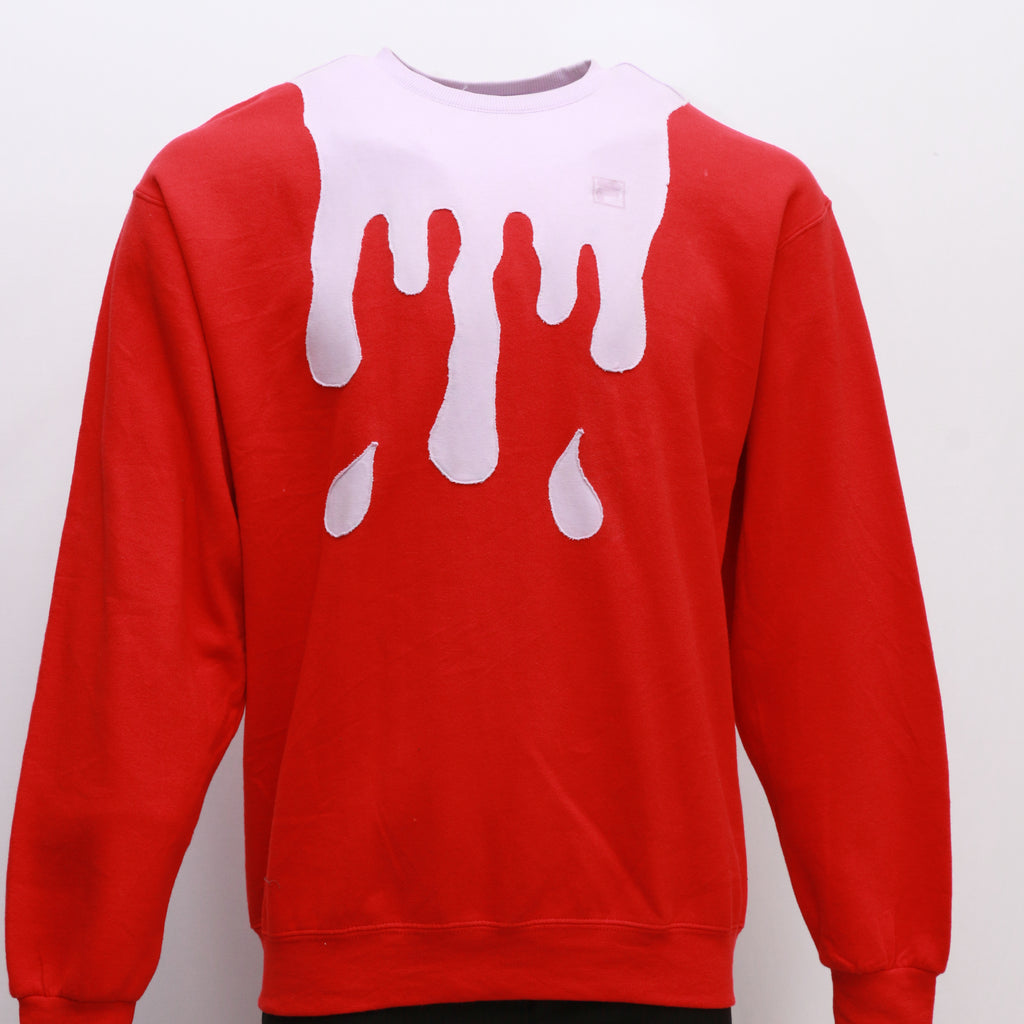CR259 Reworked Paint Drop Pattern Branded Sweatshirts