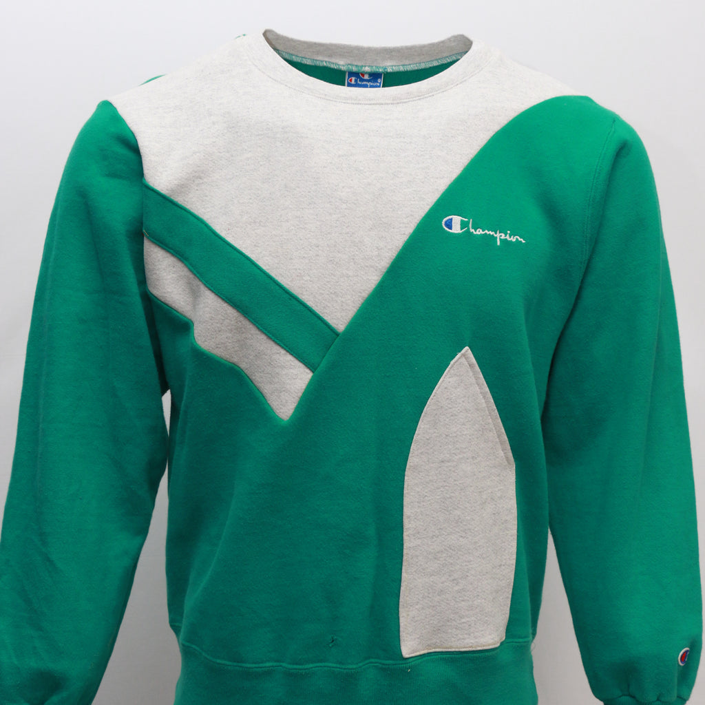 CR242 Branded Reworked Dynamic Contrast Panel Sweatshirt