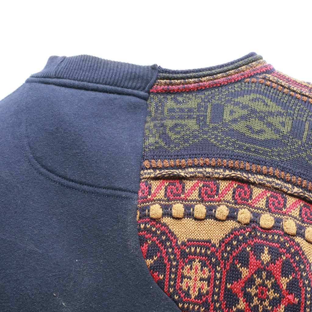 CR019 Men Reworked Branded Sweatshirt