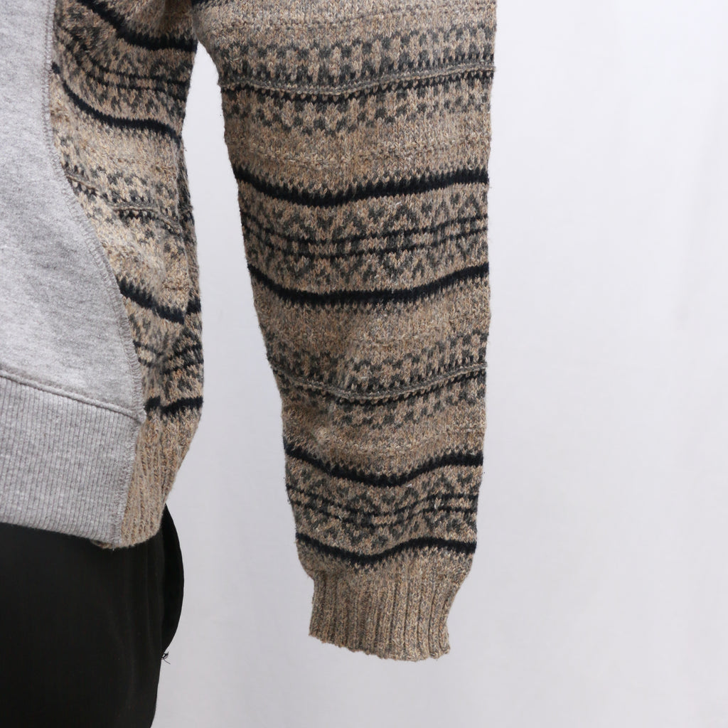 CR923 Reworked Branded Men's Center Contrast Sweatshirts