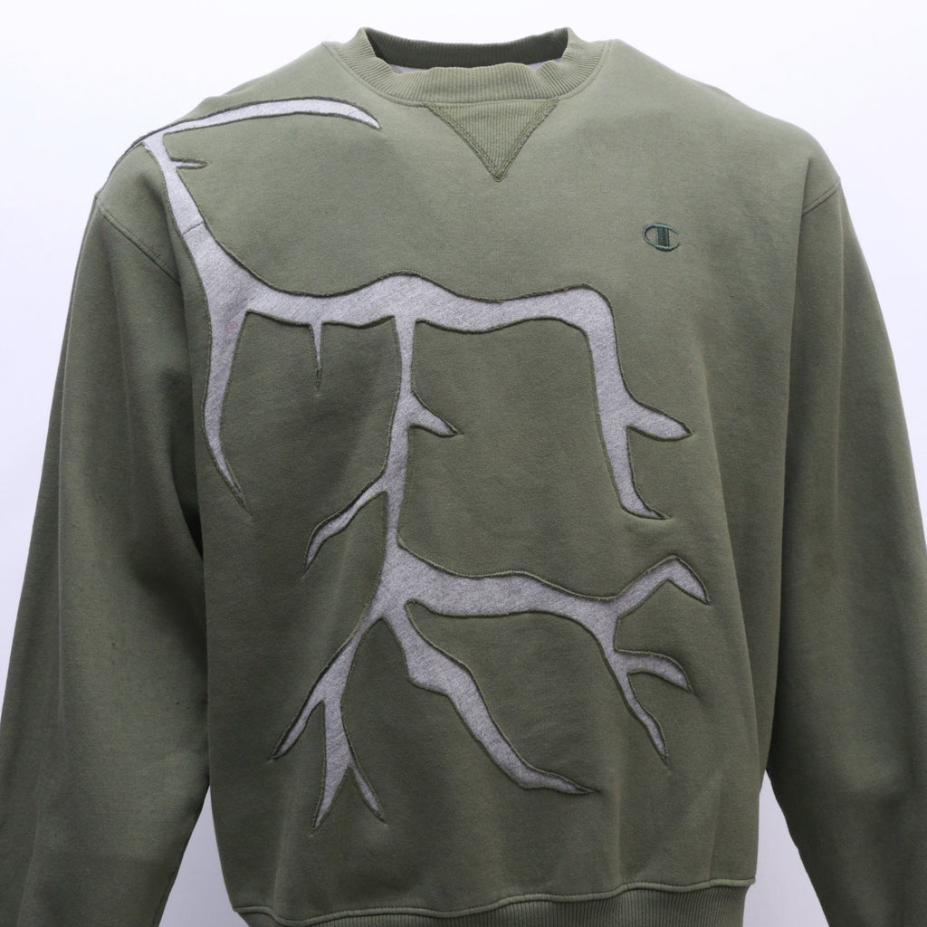 CR167 Cracked Reworked Branded Elegant Design Sweatshirts