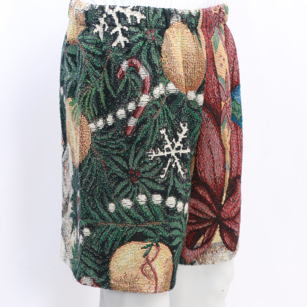 CR022 Stylish Reworked Fleece Blanket Shorts